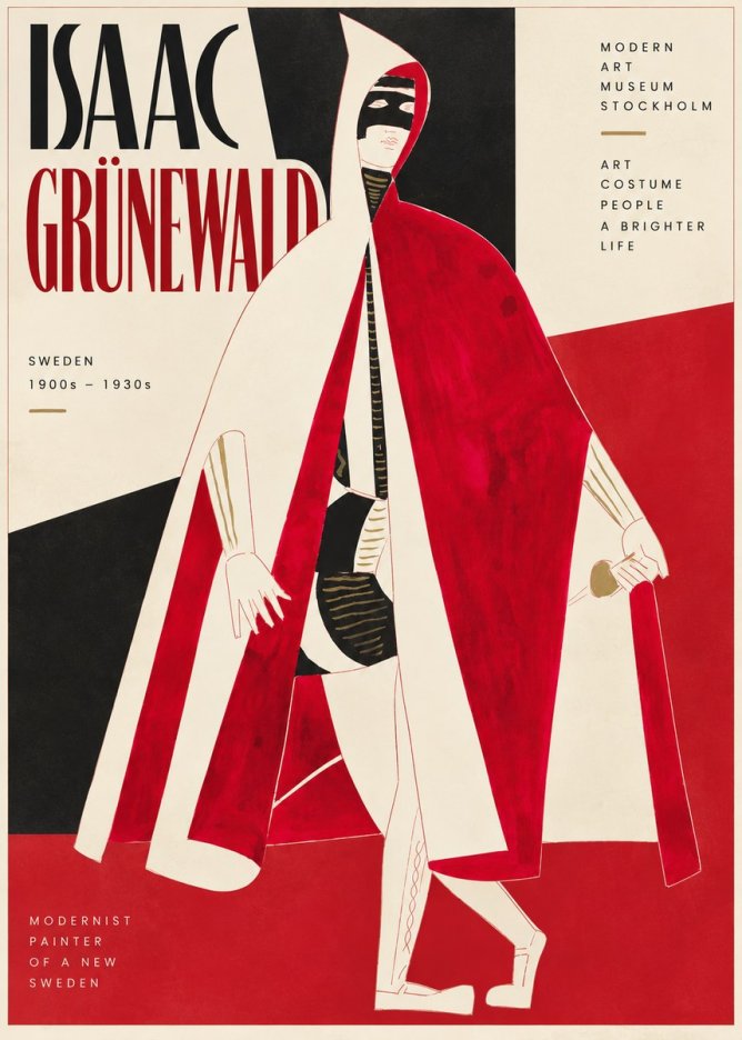 Isaac Grünewald Costume Design I No5 - Juliste