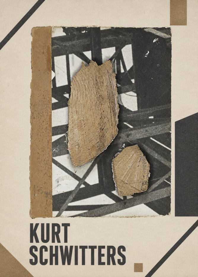 Kurt Schwitters Merz Collage with Found Objects No1 - Juliste