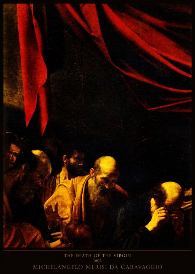 Michelangelo Merisi da Caravaggio The Death of the Virgin I No5 - Juliste