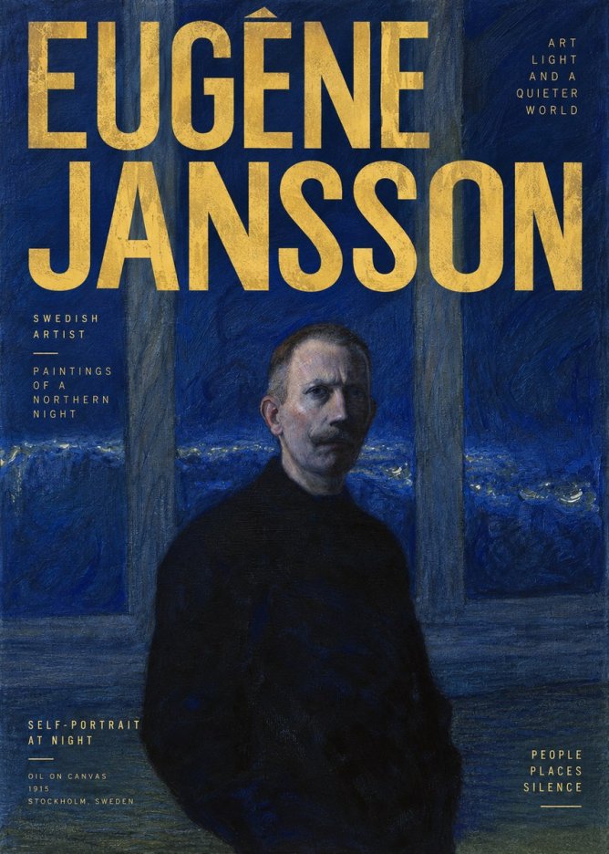 Eugène Jansson Portrait of the Artist I No6 - Juliste