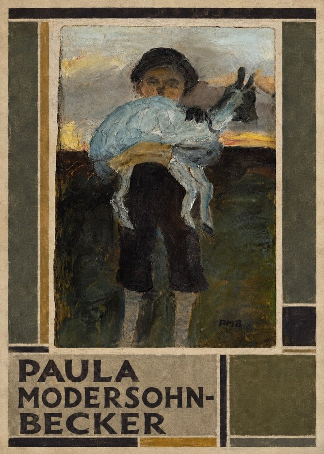 Paula Modersohn-Becker Boy with Goat No4 - Juliste