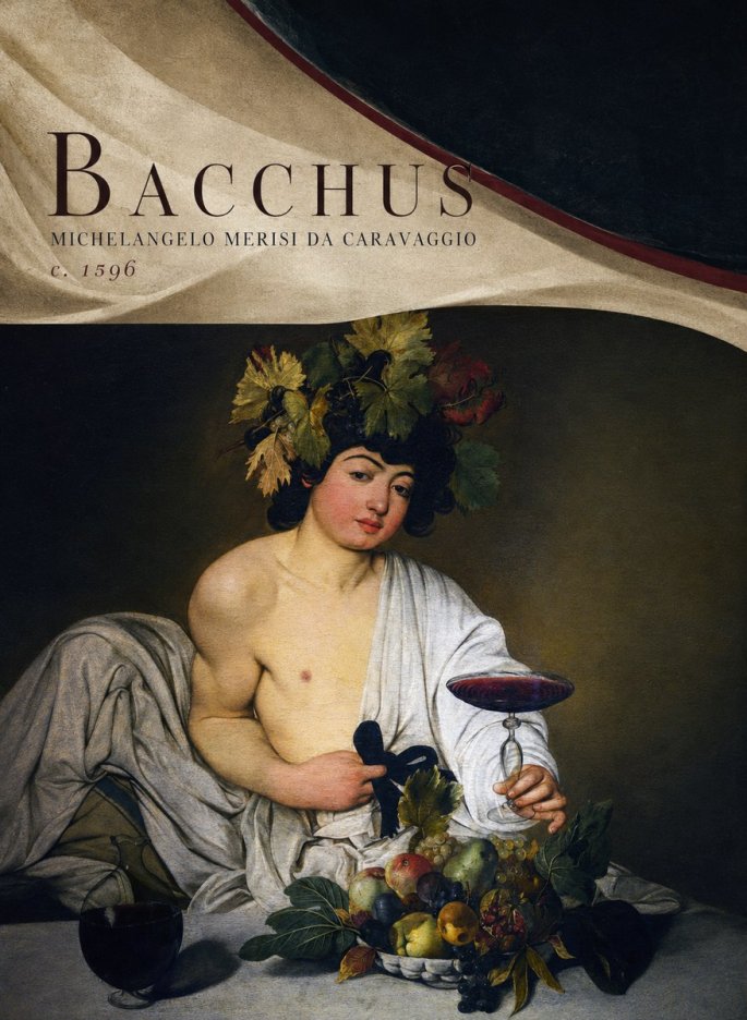 Michelangelo Merisi da Caravaggio Bacchus I No5 - Juliste