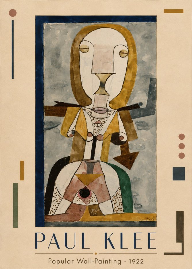 Paul Klee Popular Wall-painting No1 - Juliste