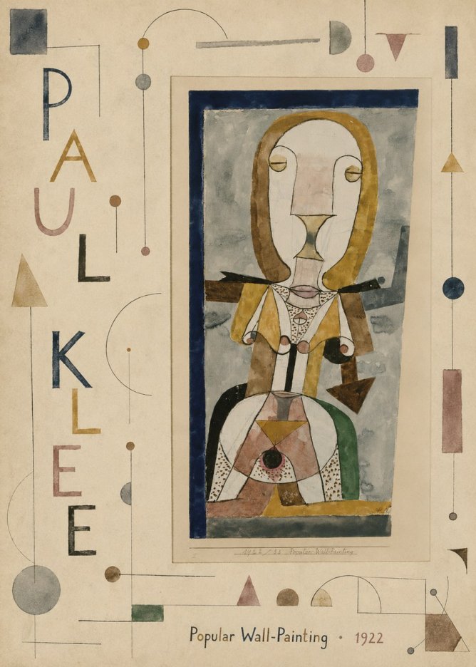 Paul Klee Popular Wall-painting No4 - Juliste