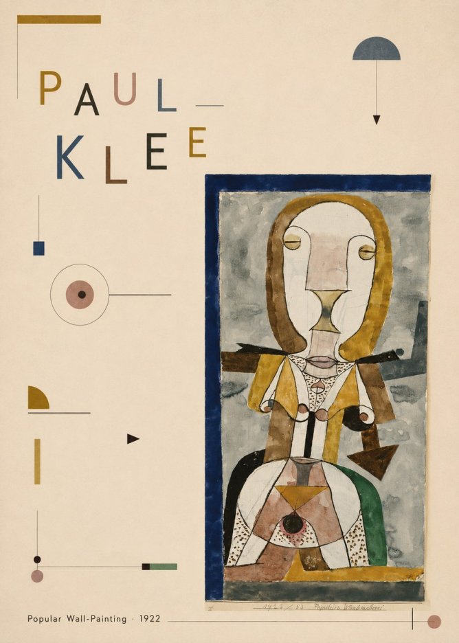 Paul Klee Popular Wall-painting No5 - Juliste