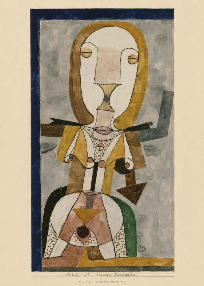 Paul Klee Popular Wall-painting No6 - Juliste