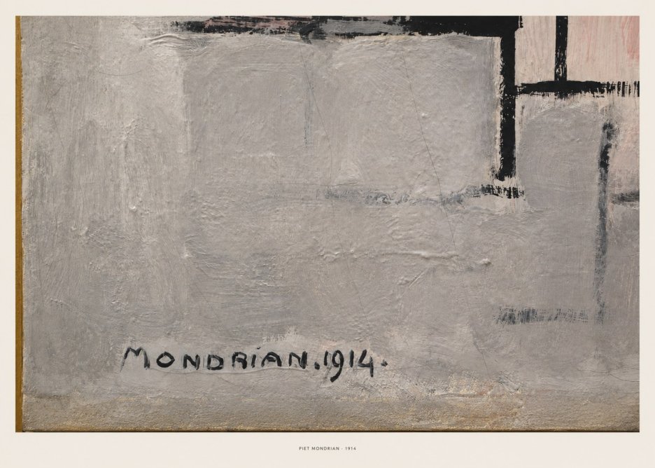Piet Mondrian Composition 1914 No6 - Juliste