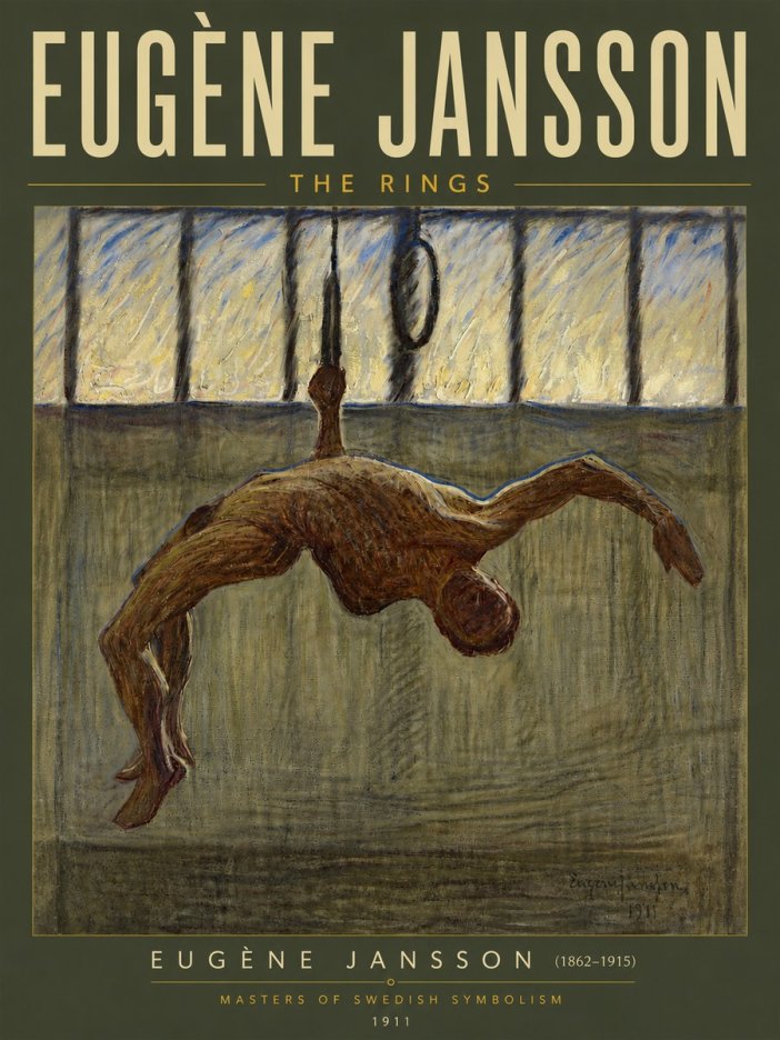 Eugène Jansson The Rings No5 - Juliste