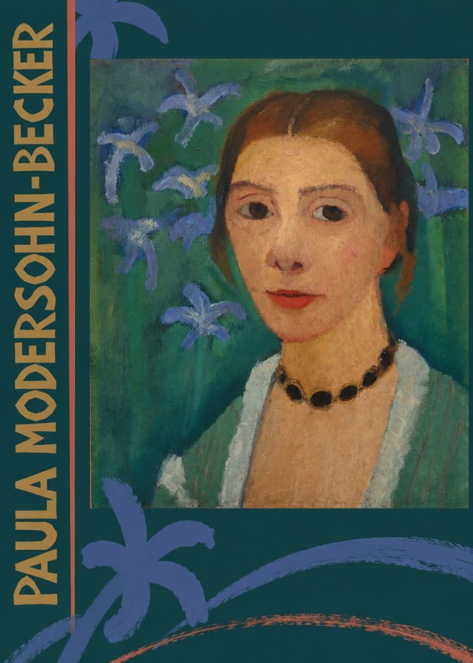 Paula Modersohn-Becker Self-portrait with Blue Flowers No2 - Juliste