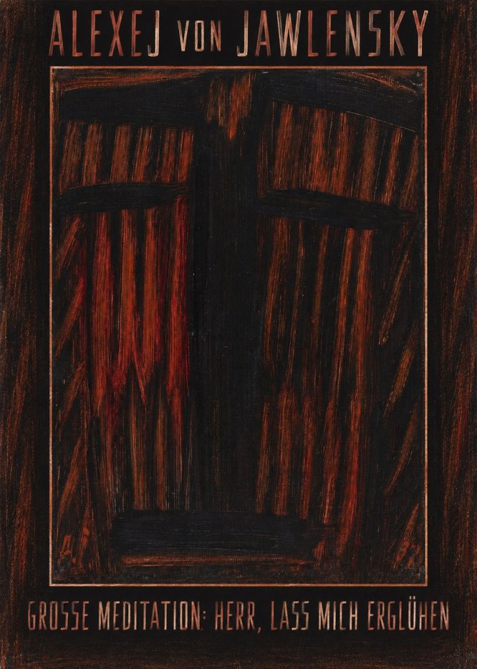 Alexej von Jawlensky Grosse Meditation: Herr, Lass Mich Erglühen No1 - Juliste