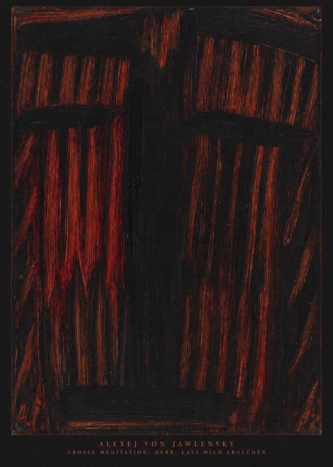 Alexej von Jawlensky Grosse Meditation: Herr, Lass Mich Erglühen No6 - Juliste