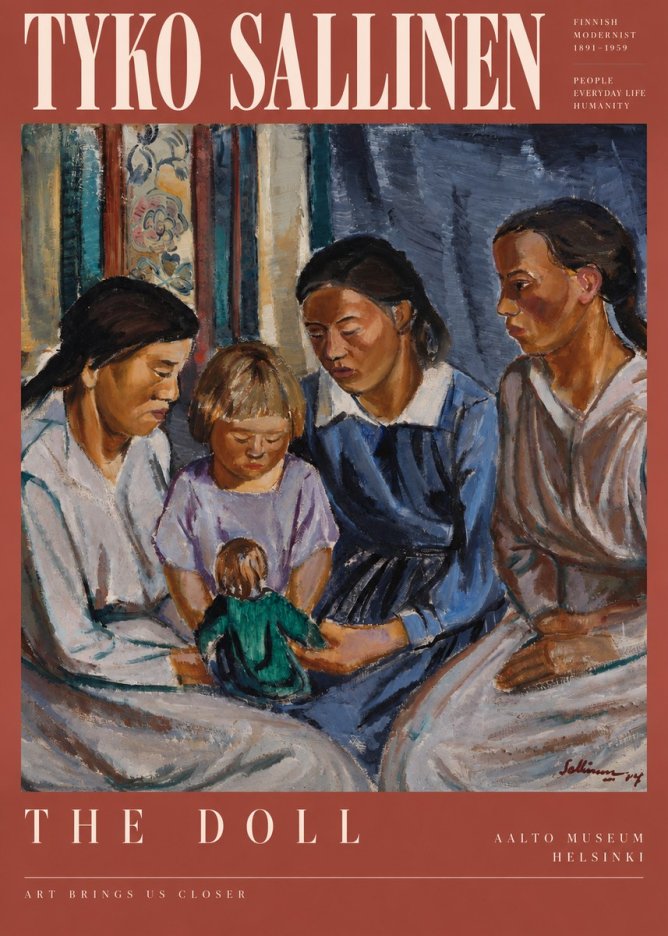 Tyko Sallinen The Doll No2 - Juliste