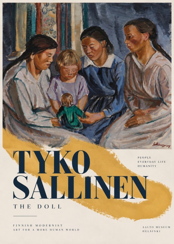 Tyko Sallinen The Doll No3 - Juliste