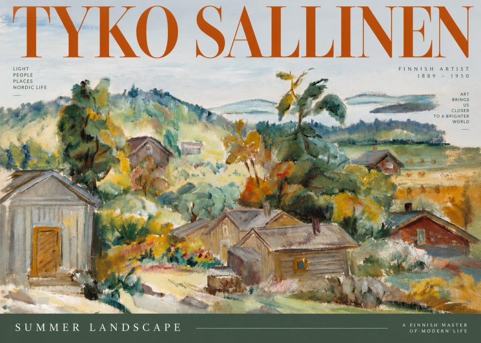 Tyko Sallinen Summer Landscape No2 - Juliste