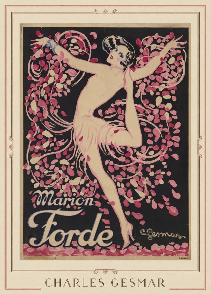 Charles Gesmar Marion Forde I No1 - Juliste