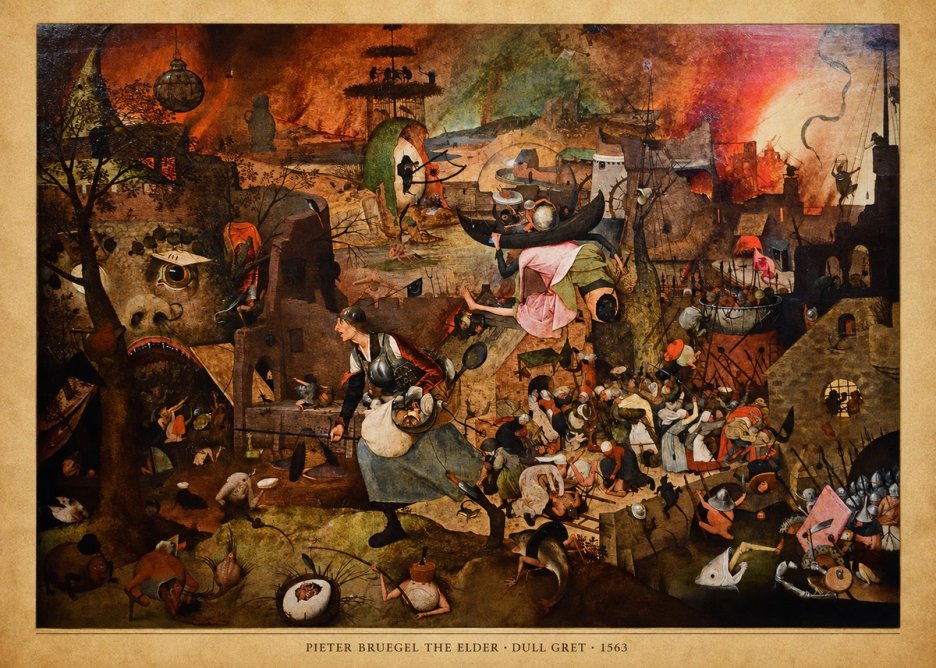 Pieter Bruegel Dull Gret I No6 - Juliste