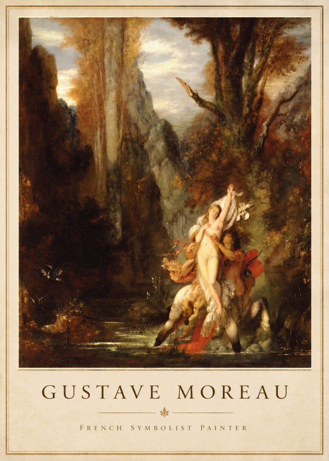 Gustave Moreau Jupiter and Semele I No4 - Juliste