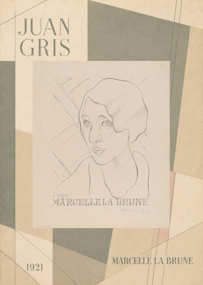 Juan Gris Marcelle La Brune I No2 - Juliste