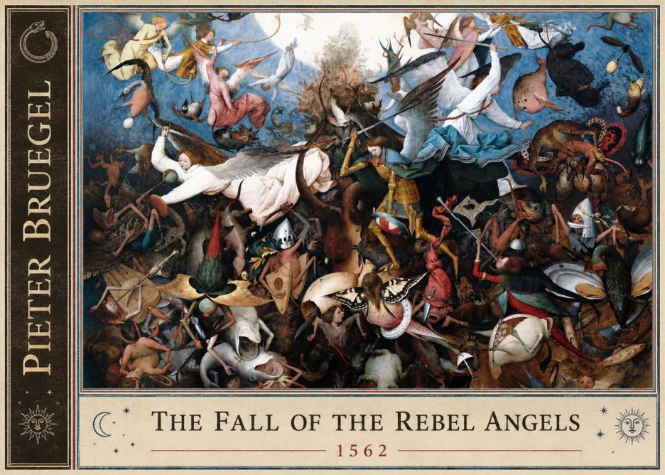 Pieter Bruegel The Fall of the Rebel Angels I No2 - Juliste