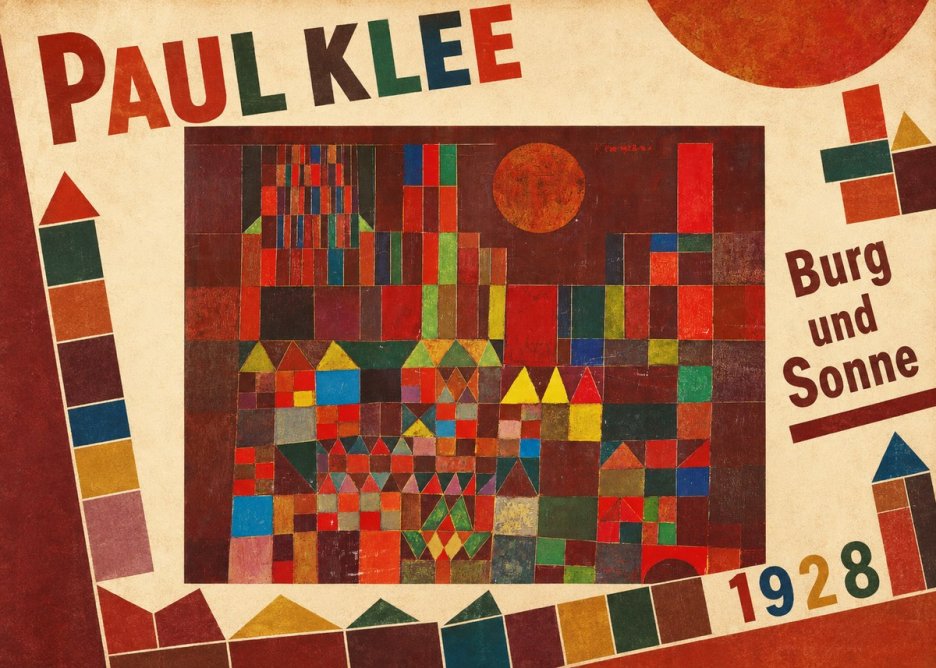 Paul Klee Burg Und Sonne No6 - Juliste