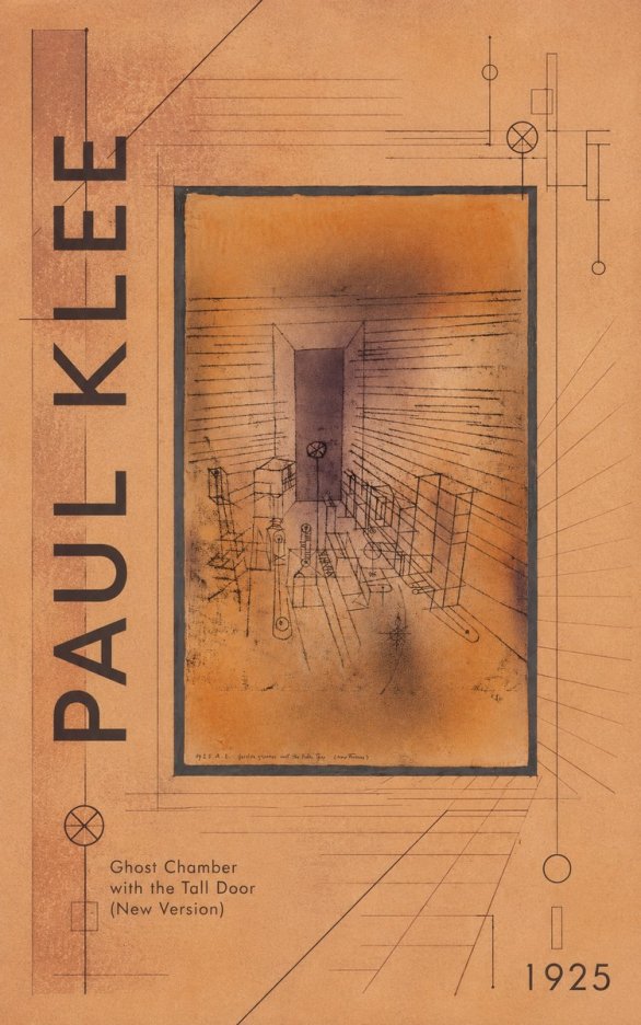 Paul Klee Ghost Chamber with the Tall Door (New Version) No4 - Juliste