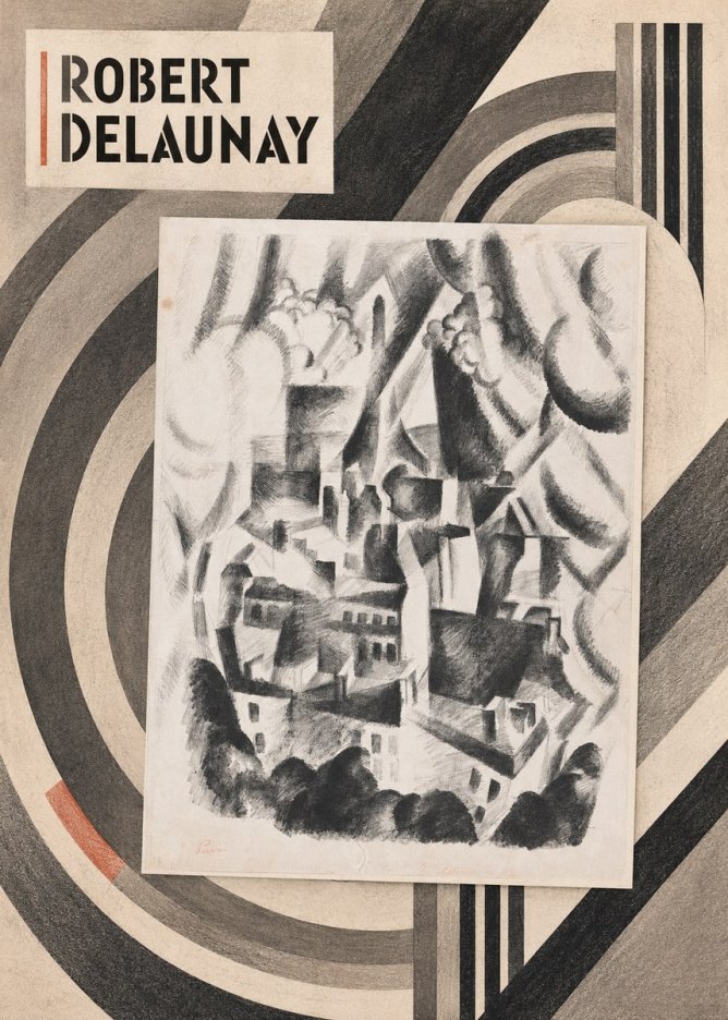 Robert Delaunay Vue Sur La Ville No4 - Juliste