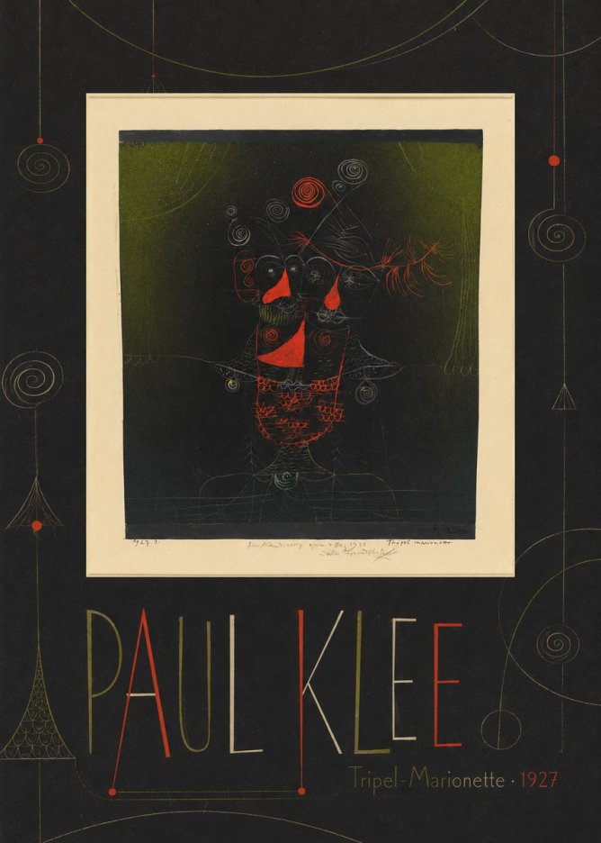Paul Klee Tripel-marionette No4 - Juliste