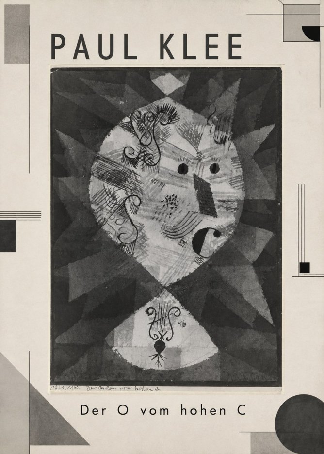 Paul Klee Der O Vom Hohen C No1 - Juliste