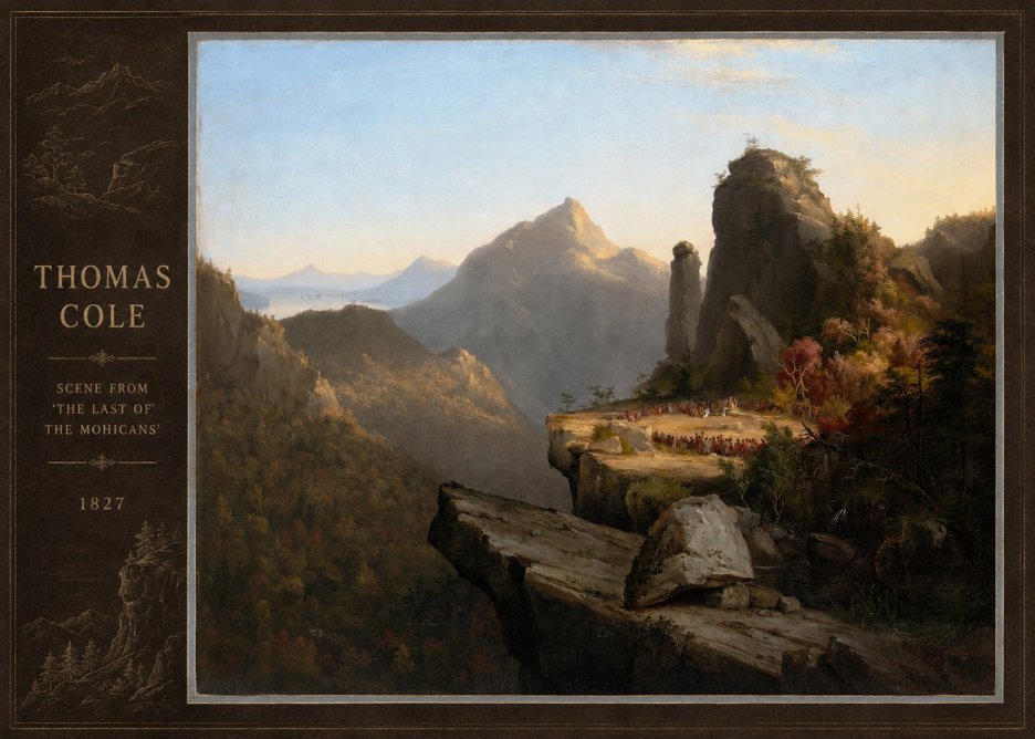 Thomas Cole Scene from 'the Last of the Mohicans' No2 - Juliste