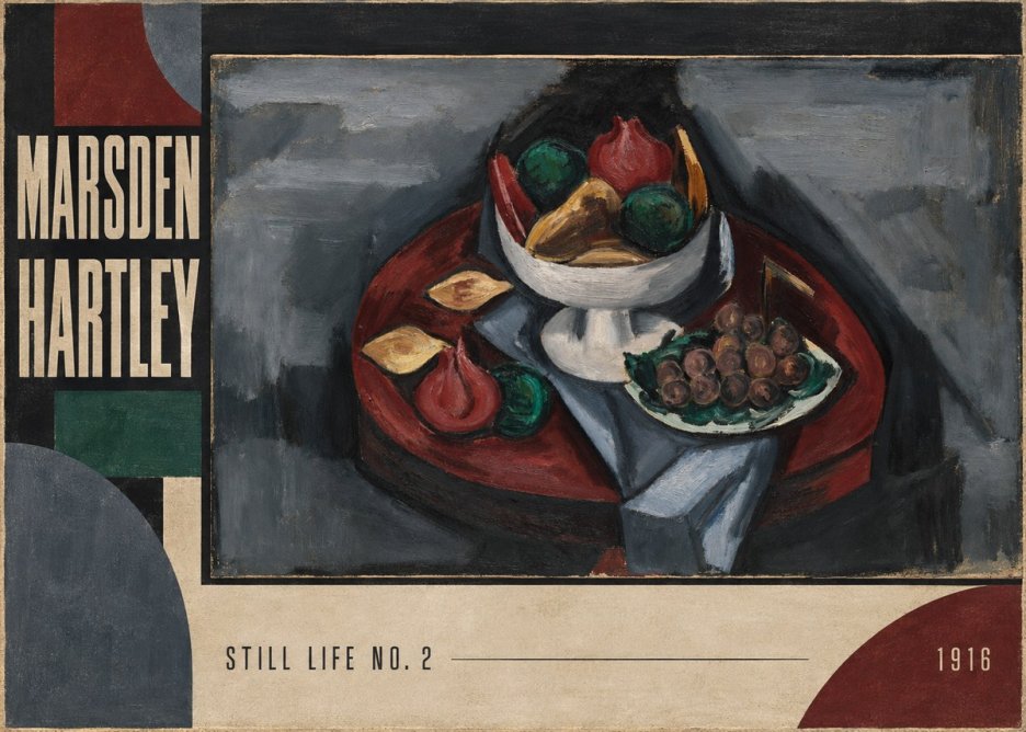 Marsden Hartley Still Life No. 2 No2 - Juliste