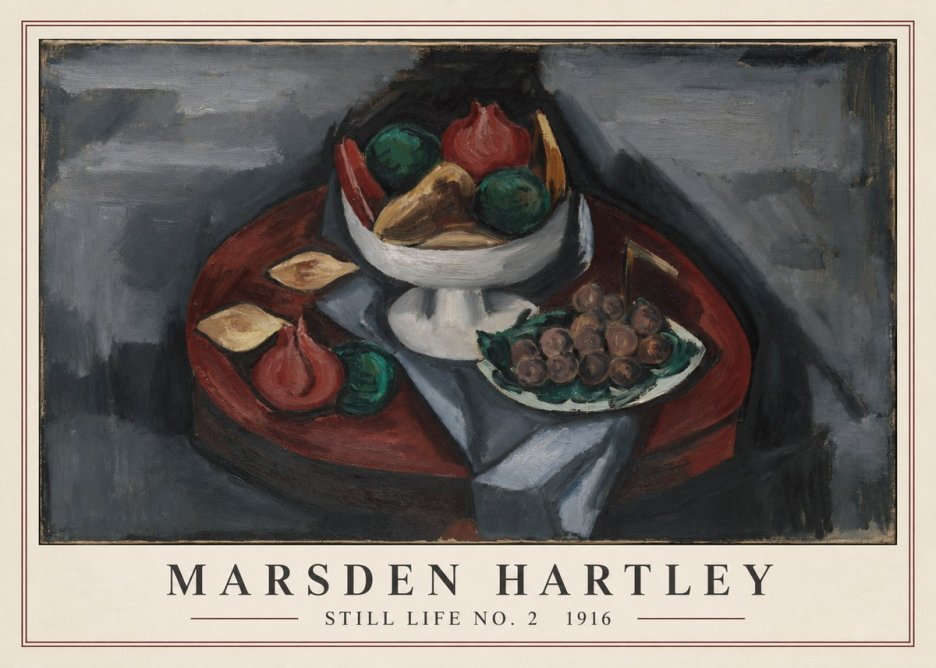 Marsden Hartley Still Life No. 2 No3 - Juliste