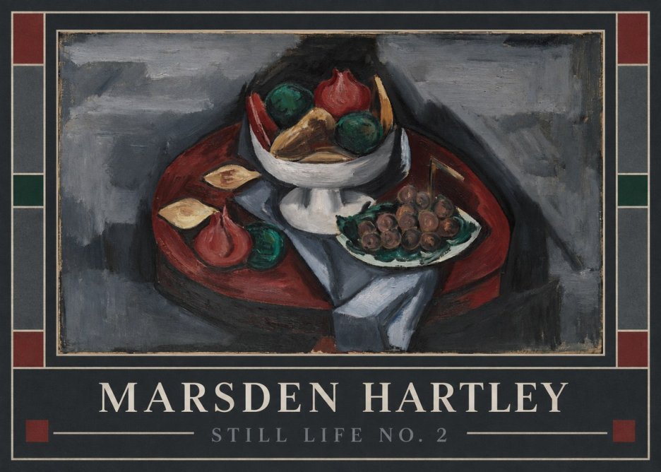 Marsden Hartley Still Life No. 2 No6 - Juliste