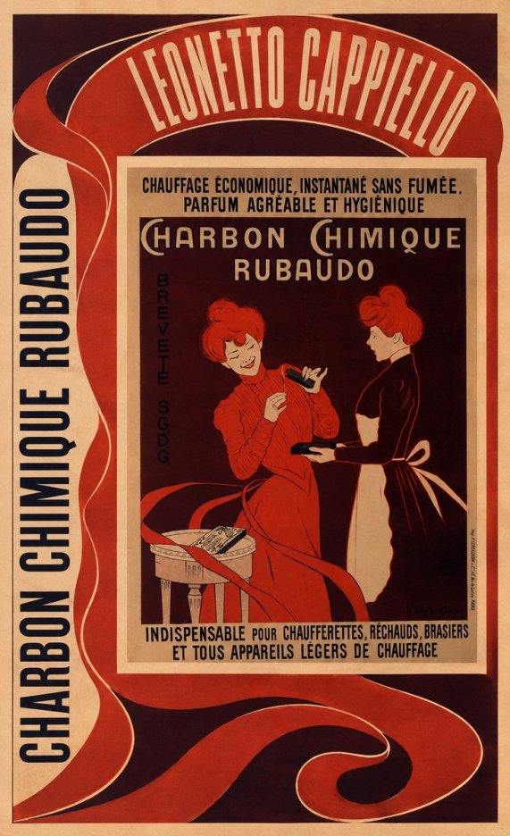 Leonetto Cappiello Charbon Chimique Rubaudo No2 - Juliste