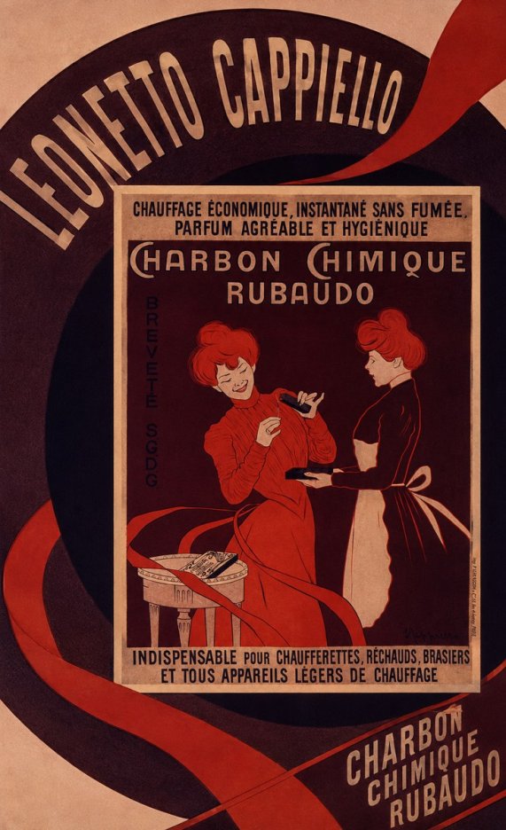 Leonetto Cappiello Charbon Chimique Rubaudo No6 - Juliste