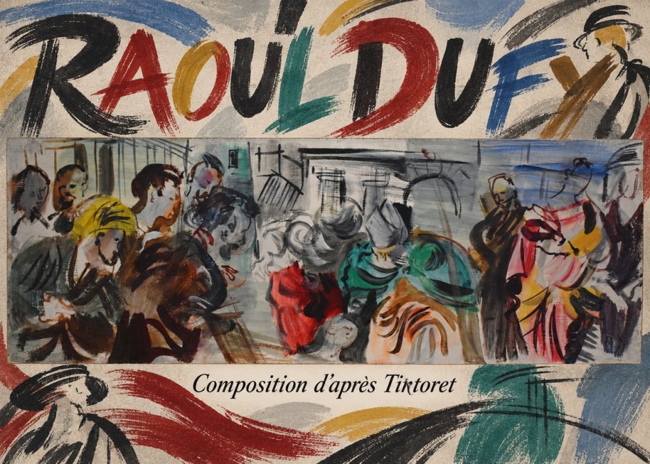Raoul Dufy Composition D'après Tintoret No6 - Juliste