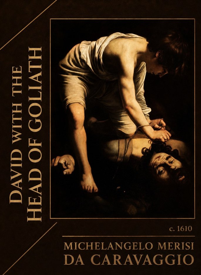Michelangelo Merisi da Caravaggio David with the Head of Goliath I No2 - Juliste
