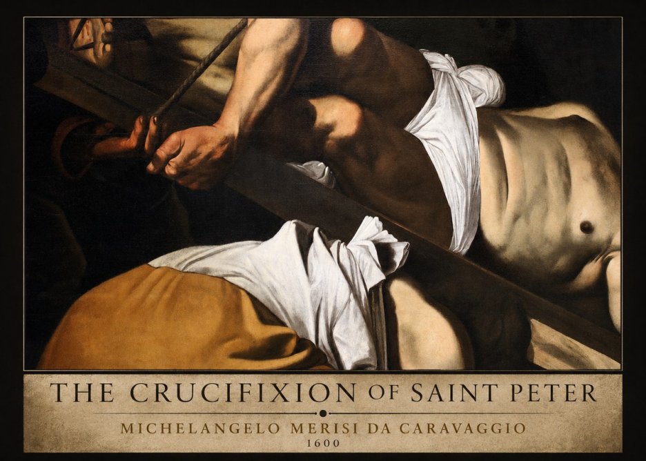 Michelangelo Merisi da Caravaggio The Crucifixion of Saint Peter I No2 - Juliste