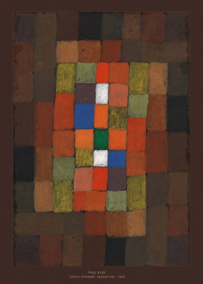 Paul Klee Static-dynamic Gradation No6 - Juliste