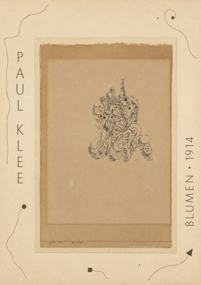Paul Klee Blumen I No3 - Juliste