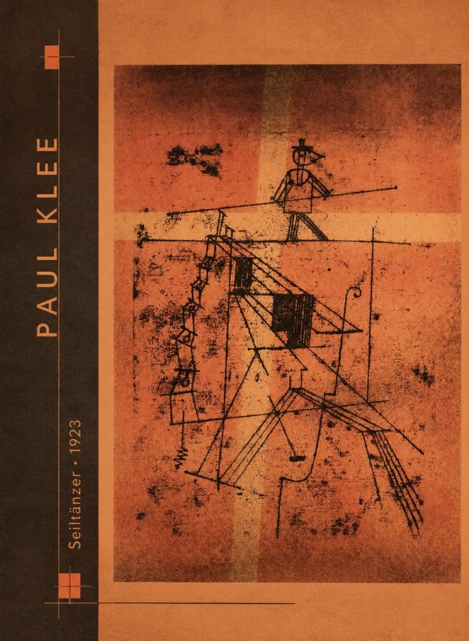 Paul Klee Seiltänzer I No2 - Juliste