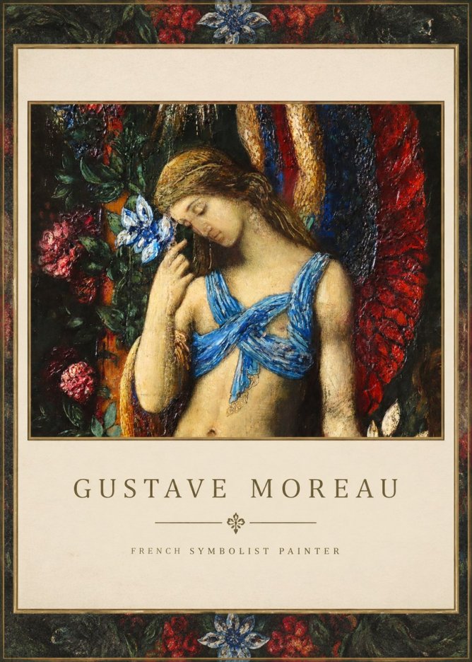 Gustave Moreau The Angel of Death No1 - Juliste