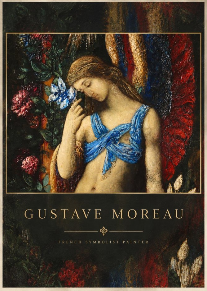 Gustave Moreau The Angel of Death No2 - Juliste