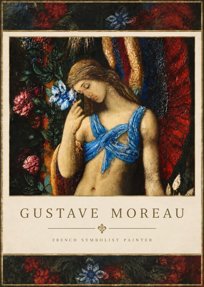 Gustave Moreau The Angel of Death No5 - Juliste