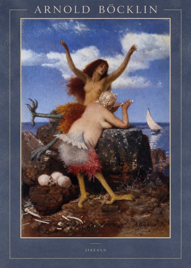 Arnold Böcklin Sirenen No2 - Juliste