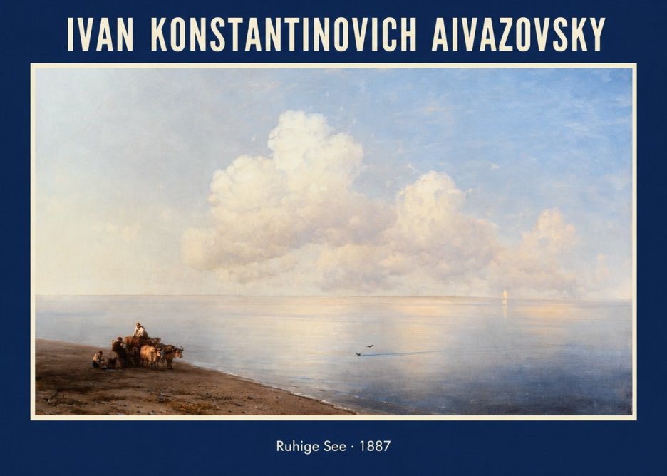 Ivan Konstantinovich Aivazovsky Ruhige See No1 - Juliste