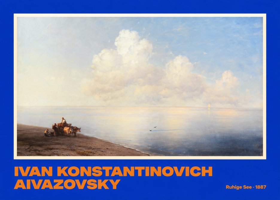 Ivan Konstantinovich Aivazovsky Ruhige See No6 - Juliste