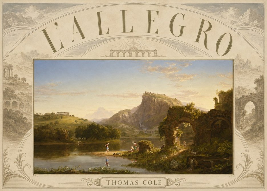 Thomas Cole L'allegro No6 - Juliste