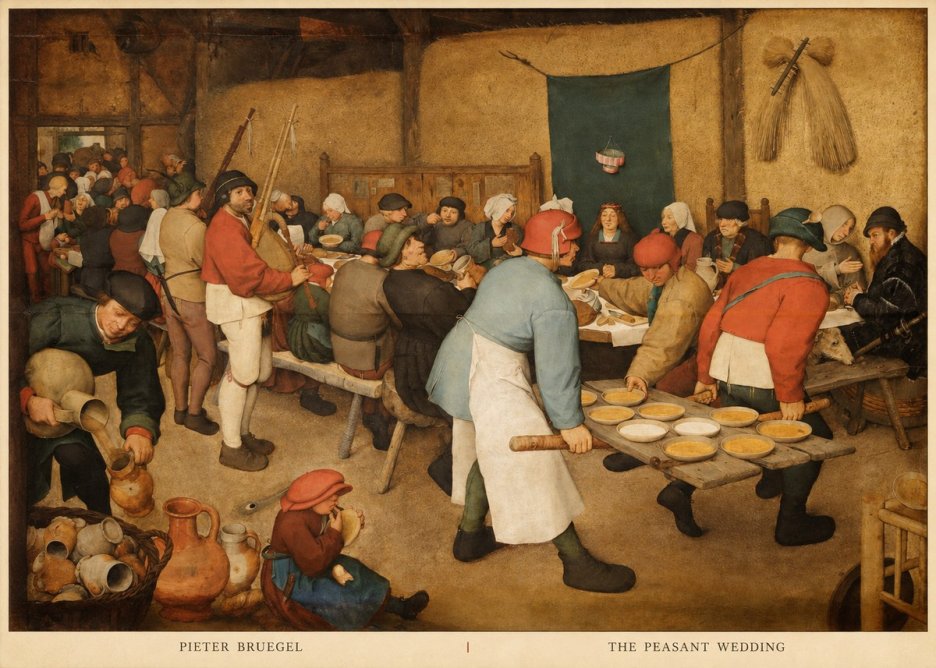 Pieter Bruegel The Peasant Wedding I No4 - Juliste