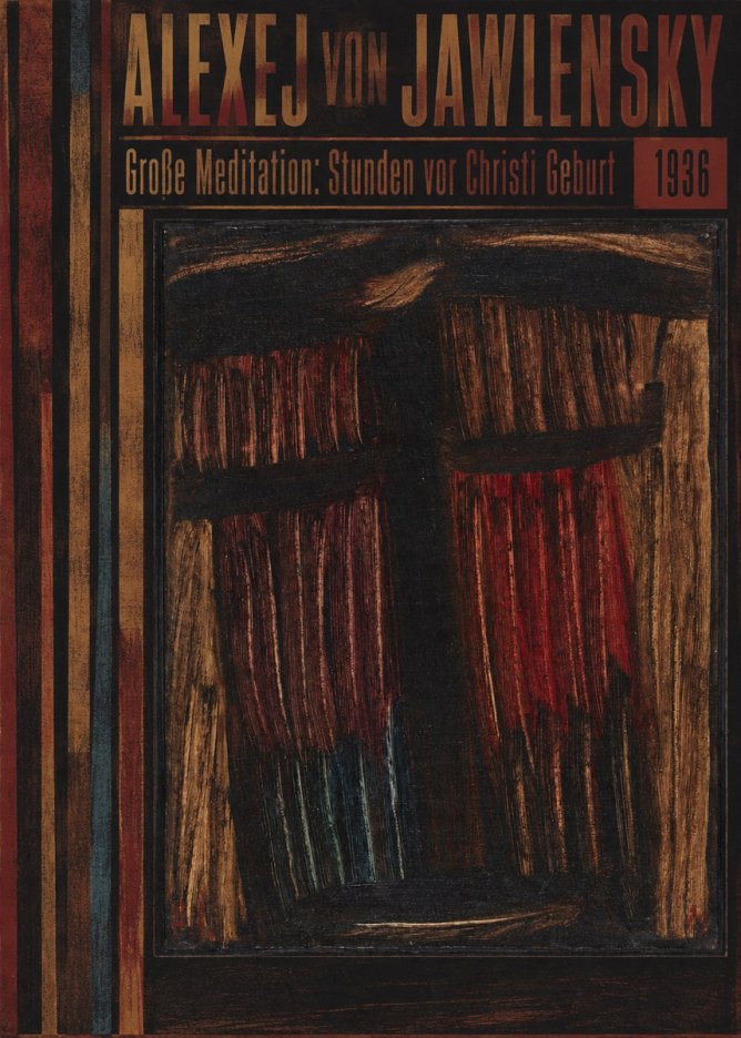 Alexej von Jawlensky Große Meditation: Stunden Vor Christi Geburt No5 - Juliste