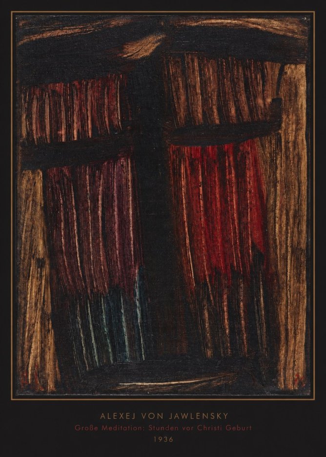 Alexej von Jawlensky Große Meditation: Stunden Vor Christi Geburt No6 - Juliste